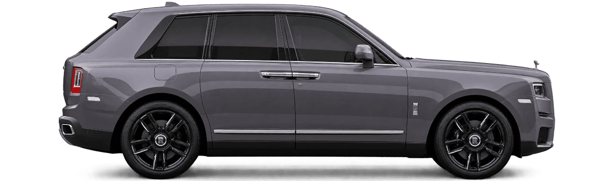 Rolls-Royce Cullinan 2024 in grey, side profile